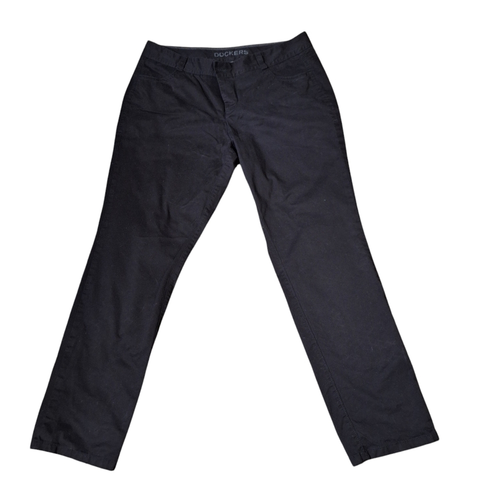 Pre-Owned Women's Dockers Black pants Size 16 Plus Size